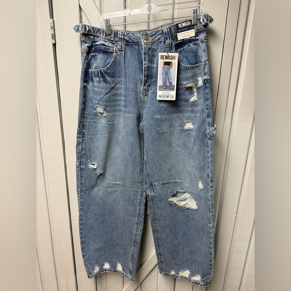 Rewash Light Blue Distressed Women Jeans 13/31